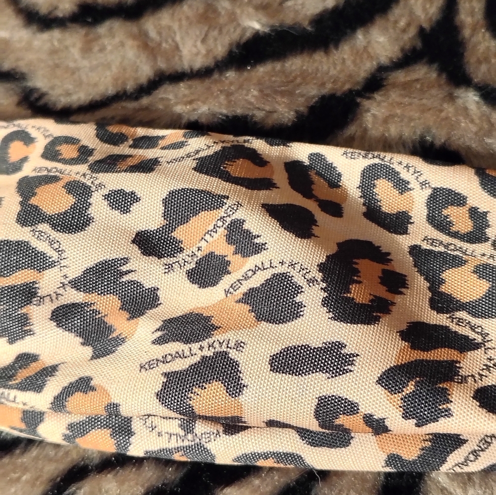 Kendall & Kylie Animal Print Makeup Bag